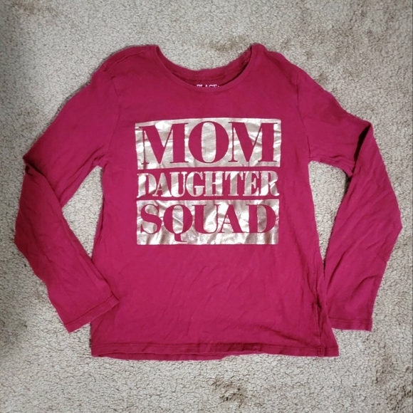 The Children's Place Girls Foil Squad Graphic Tee - Autumn Red Size: M 7/8 - Picture 1 of 4